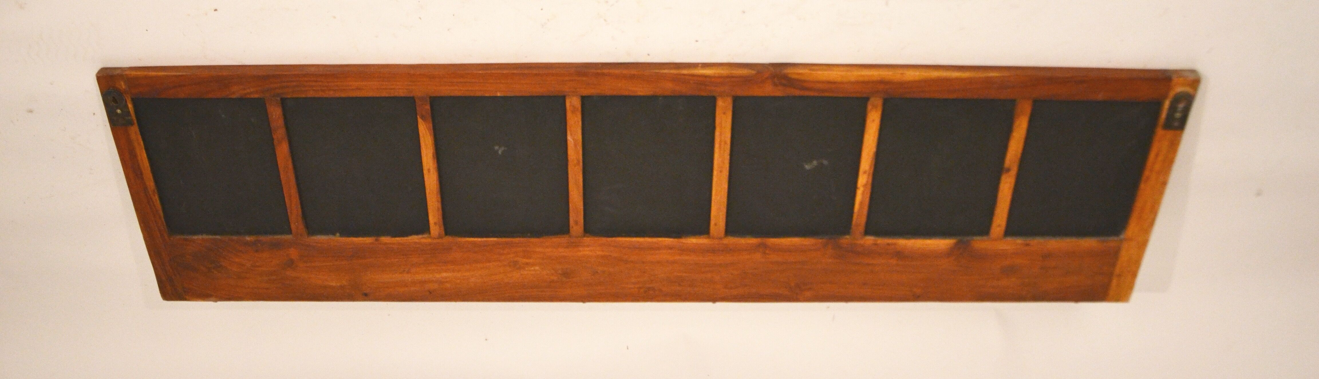 Coat rack wall days of the week