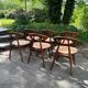 Ensemble de 6 chaises en teck par Ejvind A. Johansson - Modèle 84, Danemark, 1961