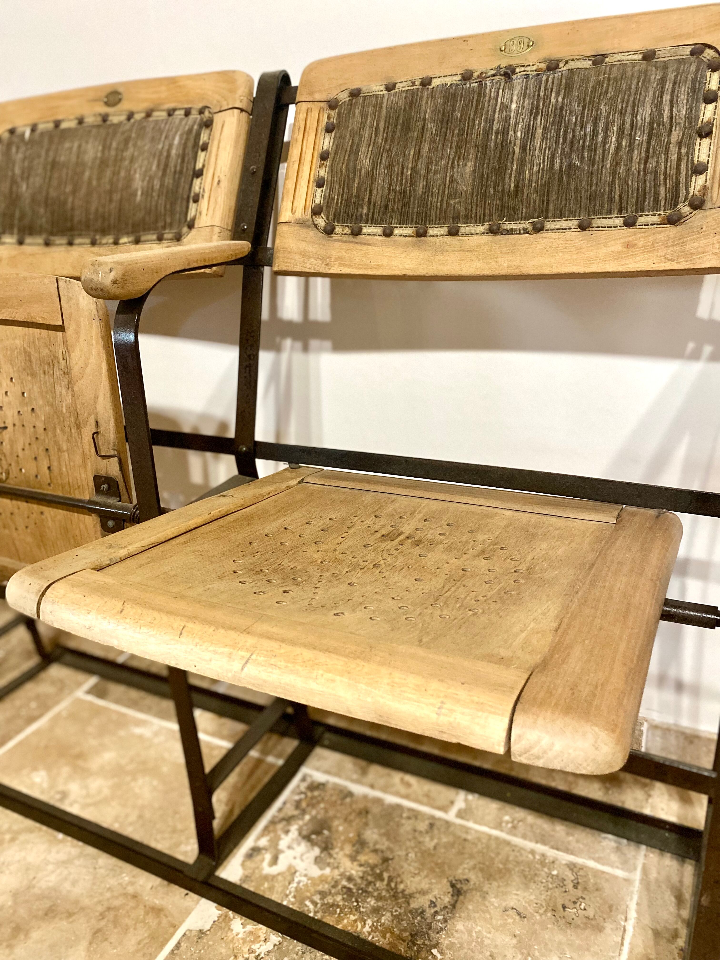 Fauteuils de théâtre Luterma début XXème