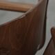 Set of 2 Thonet model S43 dining/side chairs with armrests