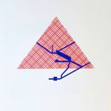 BROSSA Joan, Poema visual 25, 1989. Original lithograph signed and numbered in pencil