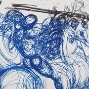 Salvador Dali: The Blue Riders, original signed etching