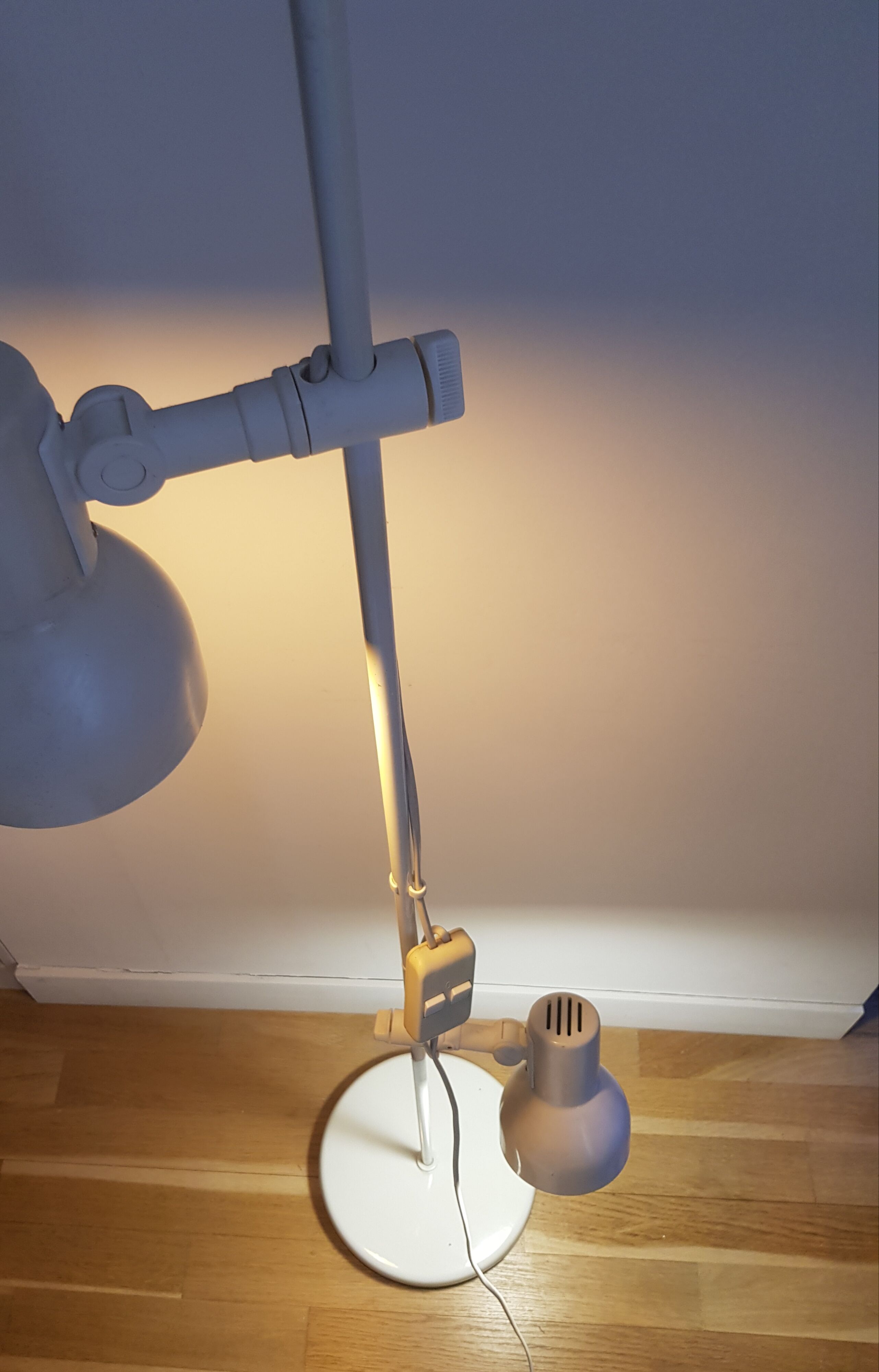Floor lamp with 2 spots