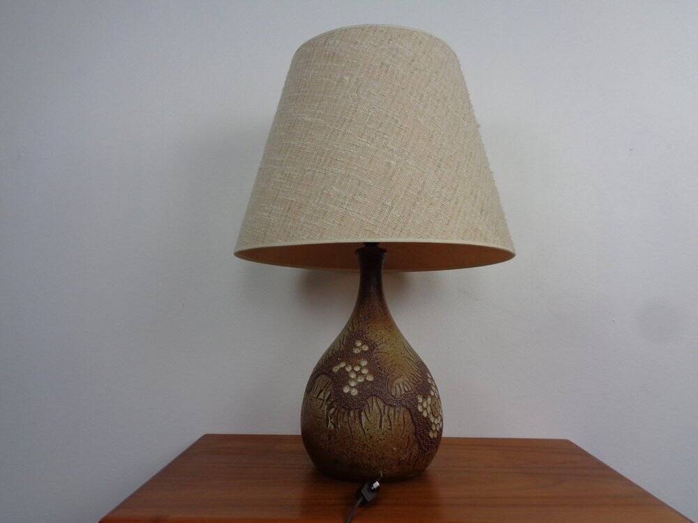 Danish Studio Ceramic Floor Lamp by Mette Løkke Stiil, 1960s