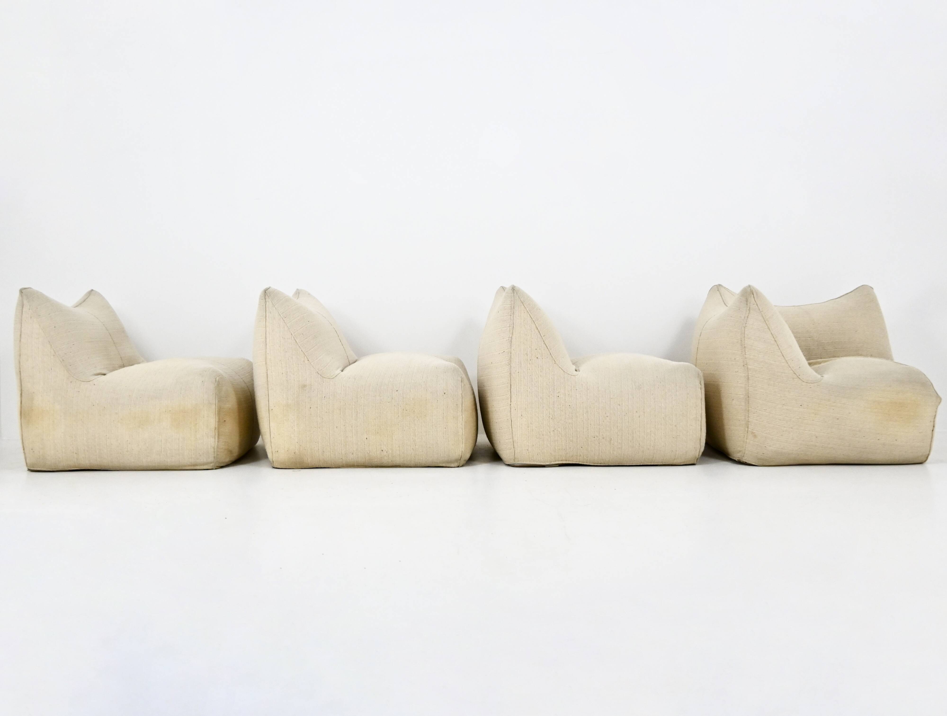 Modular canapé "Le Bambole" by Mario Bellini for B&B Italia, 1970s.