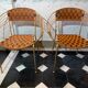 Series of 6 garden armchairs and patio Scoubidou', Italian Vintage Design 1950s