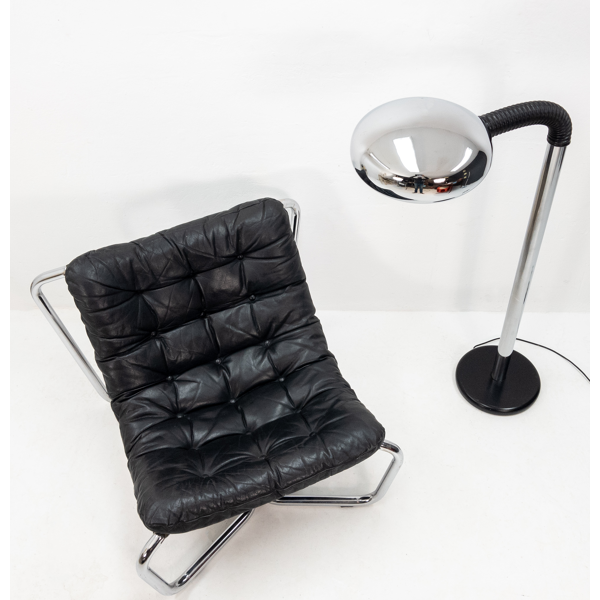Vintage Chrome Goose Neck Floor Lamp Selency Vintage Chrome Goose Neck Floor Lamp, Swivel Neck Floor Lamp