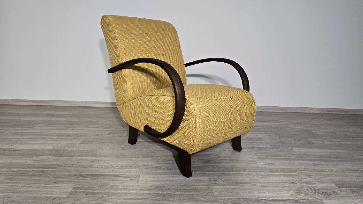 Art deco armchair by Jindrich Halabala, 1940s