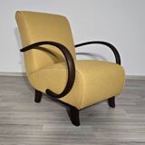 Art deco armchair by Jindrich Halabala, 1940s