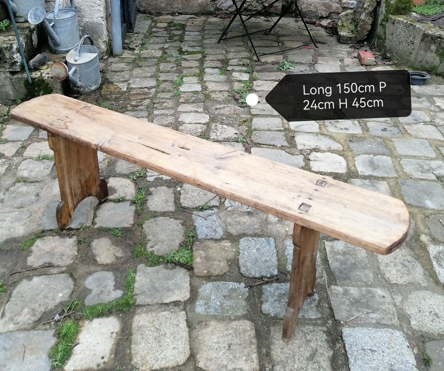 Antique wooden bench