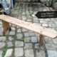 Antique wooden bench