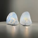 Pair of table lamp LT302 Iceberg Mazzega