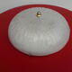 Round ceiling lamp in chiseled glass
