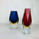 Pair of Sommerso Murano vases by Alessandro Mandruzzato