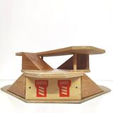 Wooden car garage