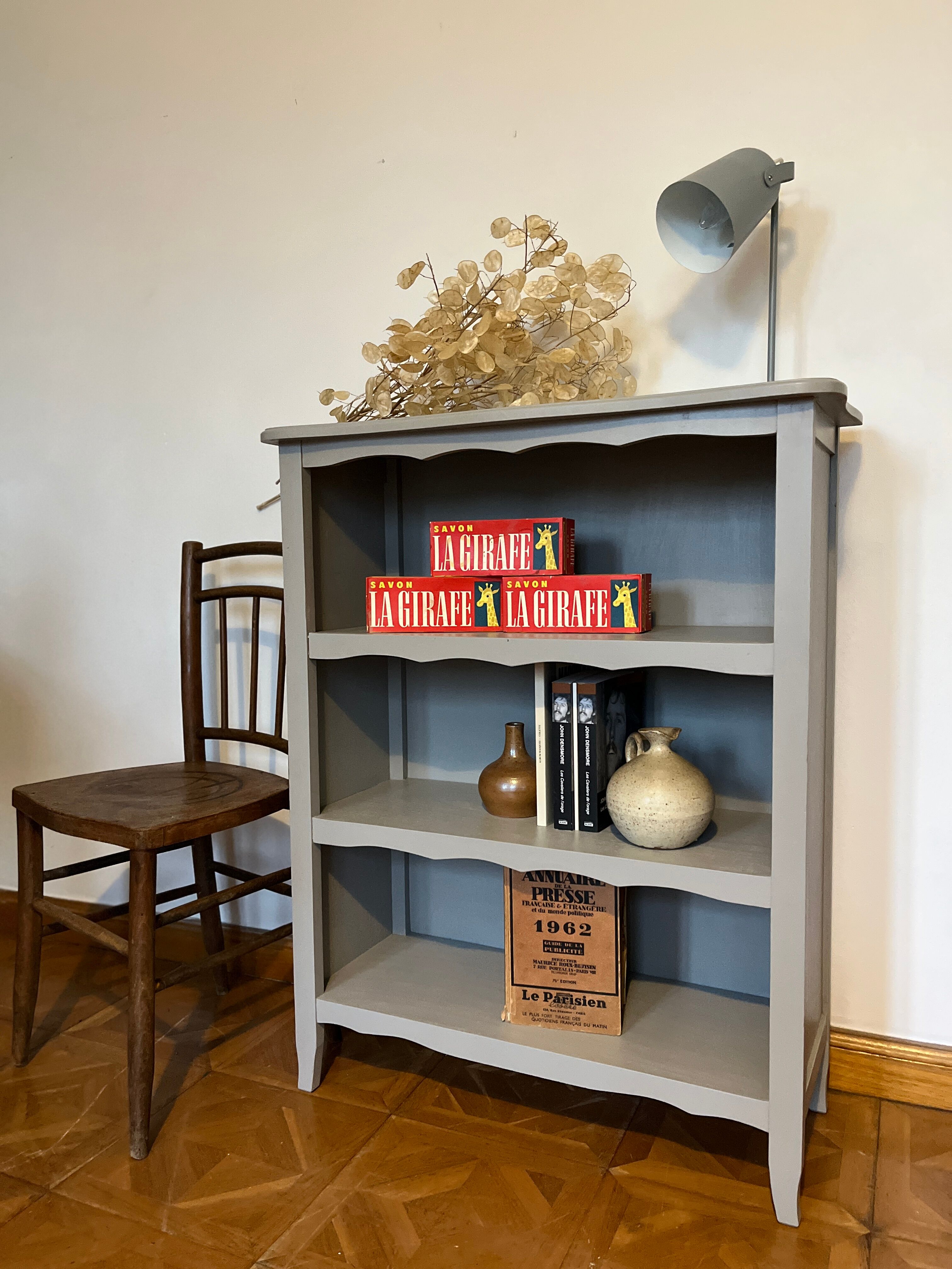 Bibliothèque bibus argile