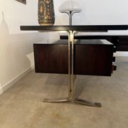 Vintage president corner desk in rosewood design by Gianni Moscatelli vintage