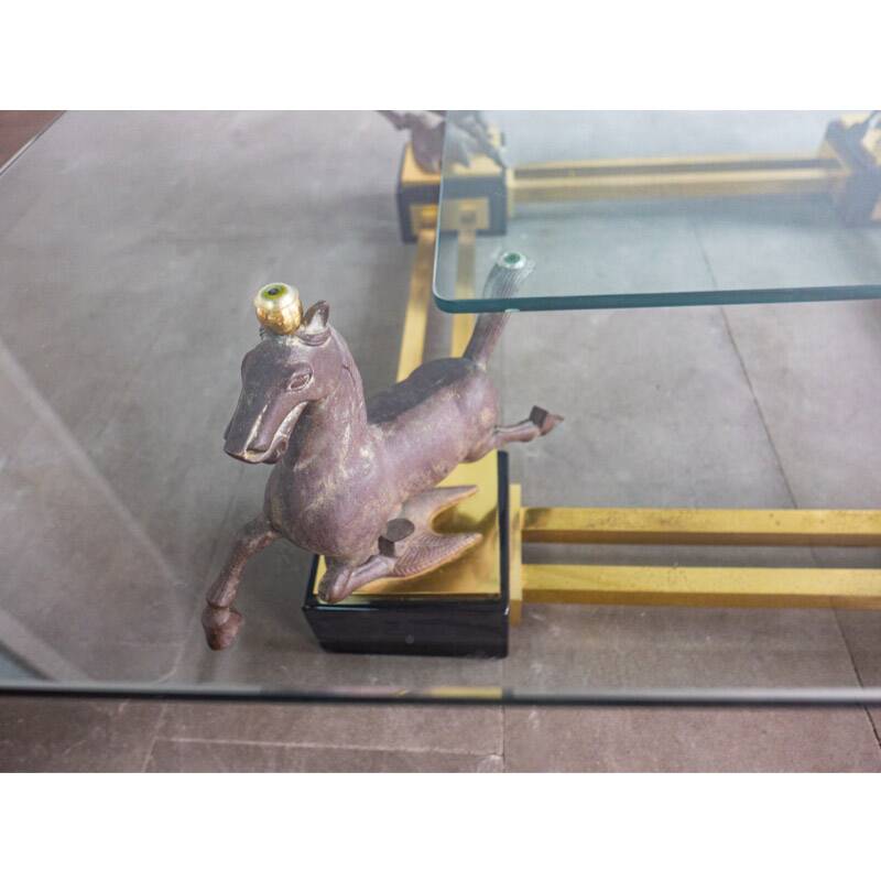 Coffee table by Maison Charles, France 1970s