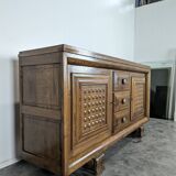 Brutalist sideboard in the spirit of Dudouyt.