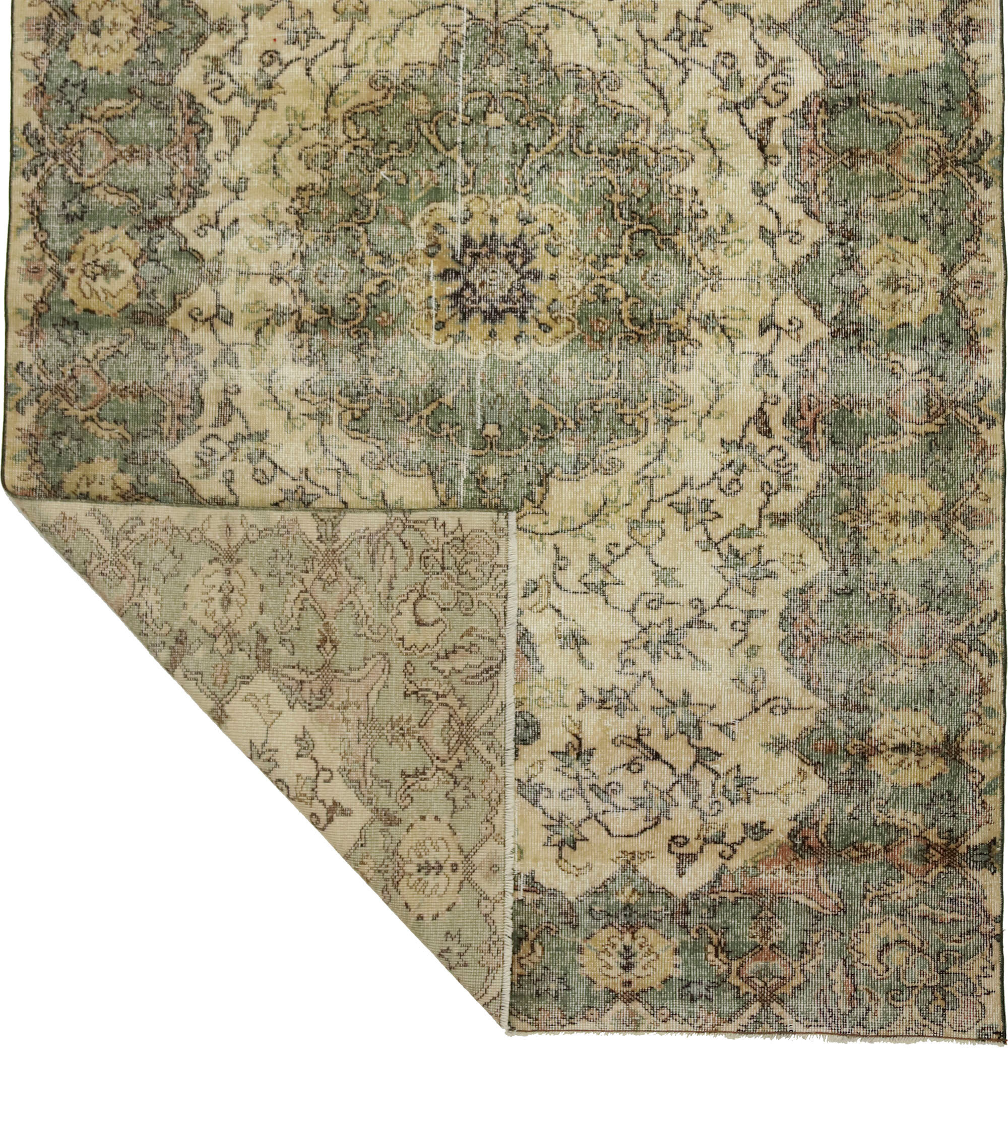 Anatolian handmade vintage rug 250 cm x 167 cm