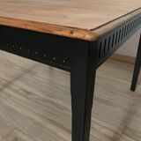 Old square table art deco style
