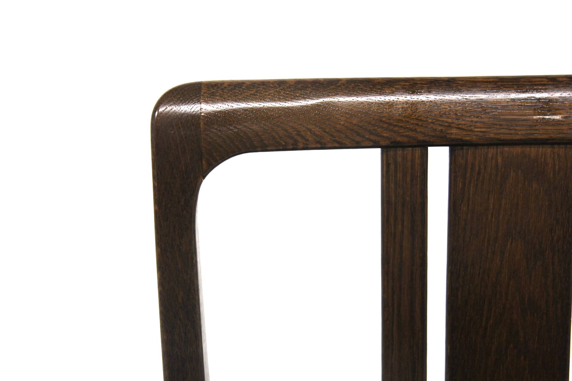 Set of 4 Scandinavian oak chairs, Linde Nilsson, Lammhult, Sweden, 1960.