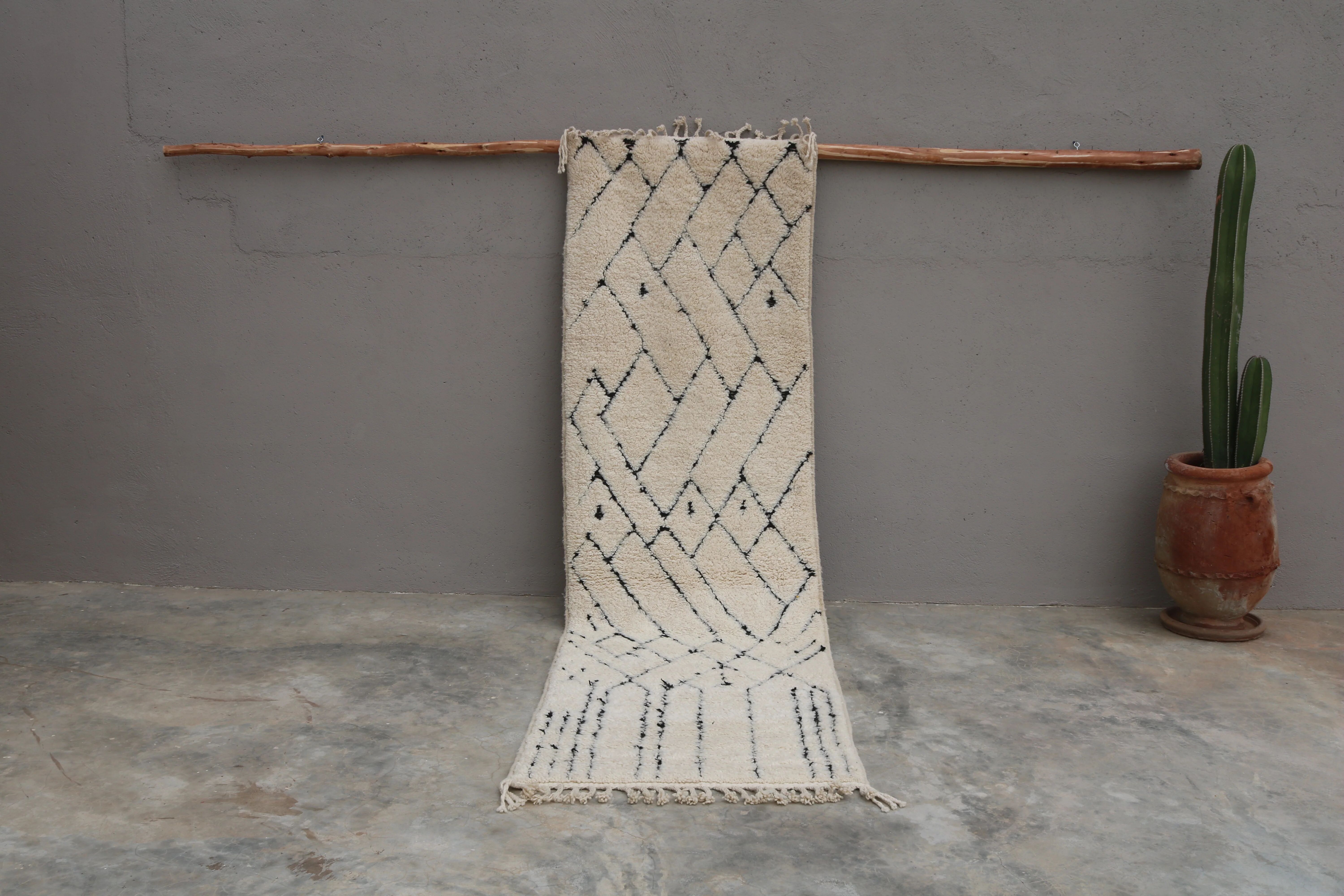 Tapis Beni Ouarain, 320 x 95 cm - R325