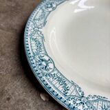 Salins ironstone soup plate, "Directoire" service