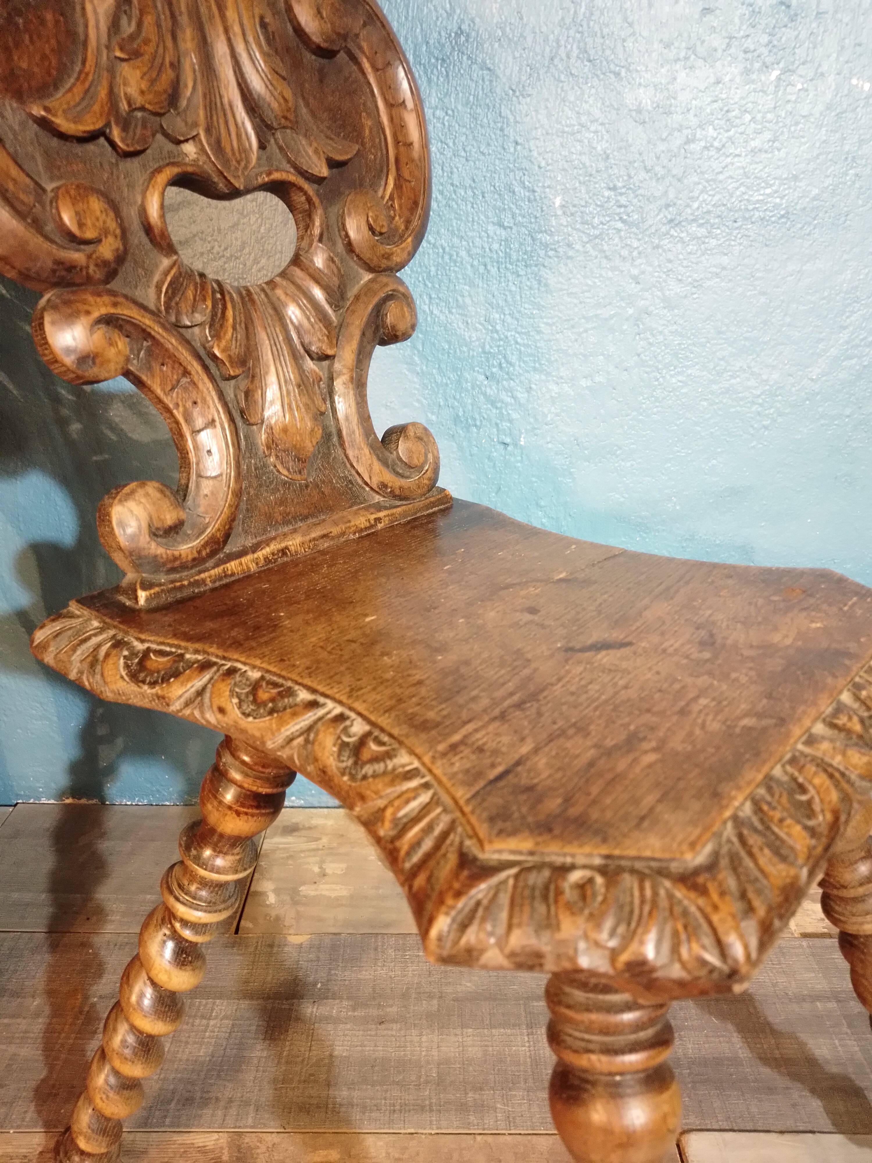 Late 19th century stepladder chair