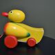 canard en bois à trainer