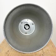 Vintage Silver Industrial Factory Pendant Lamp from Elektrosviti, 1960s