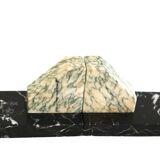 Art deco marble bookends