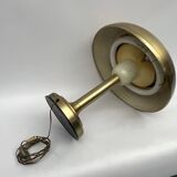 Vintage Ministerial gilded table lamp. Italy 1950s