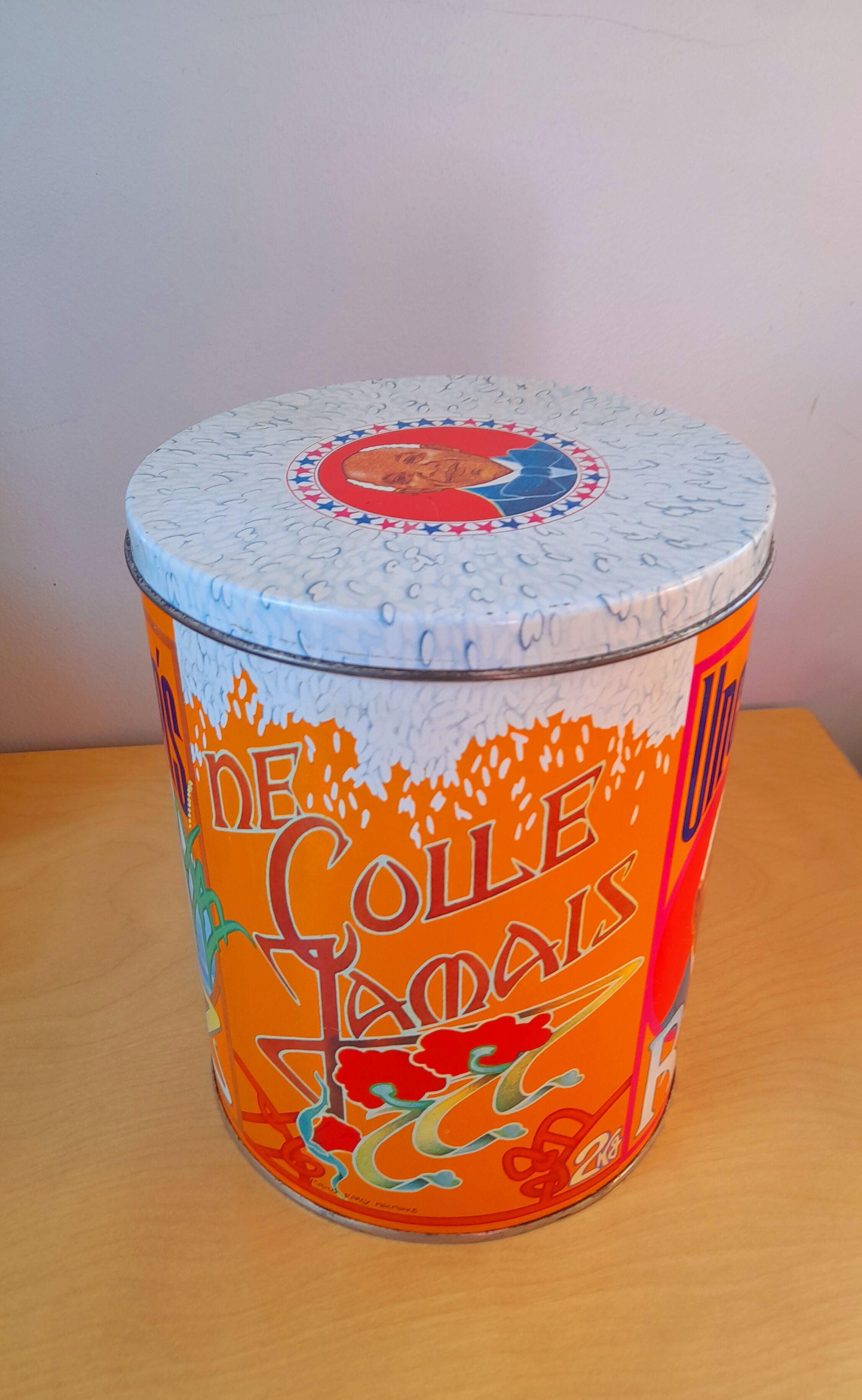 Advertising metal box