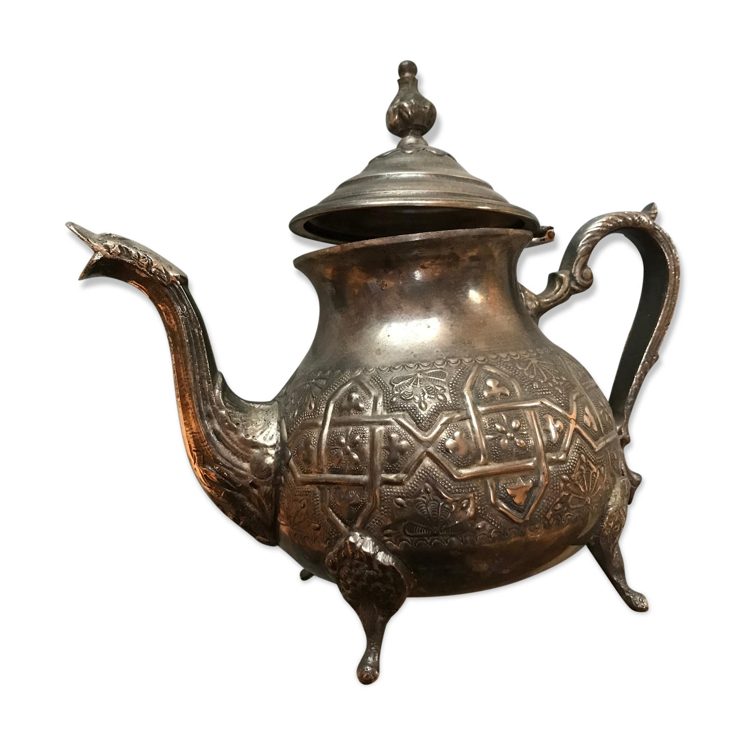 Tin teapot