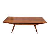 Teak coffee table model 100 by Gunni Omann for Omann Jun, Denmark, 1960.