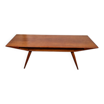Teak coffee table model 100 by Gunni Omann for Omann Jun, Denmark, 1960.