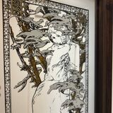 mirror Alphonse Mucha model Winter