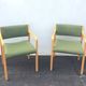 Curved wooden chairs by Wilhelm Ritz for Wilkhahn 1960/1970 - Set of 2