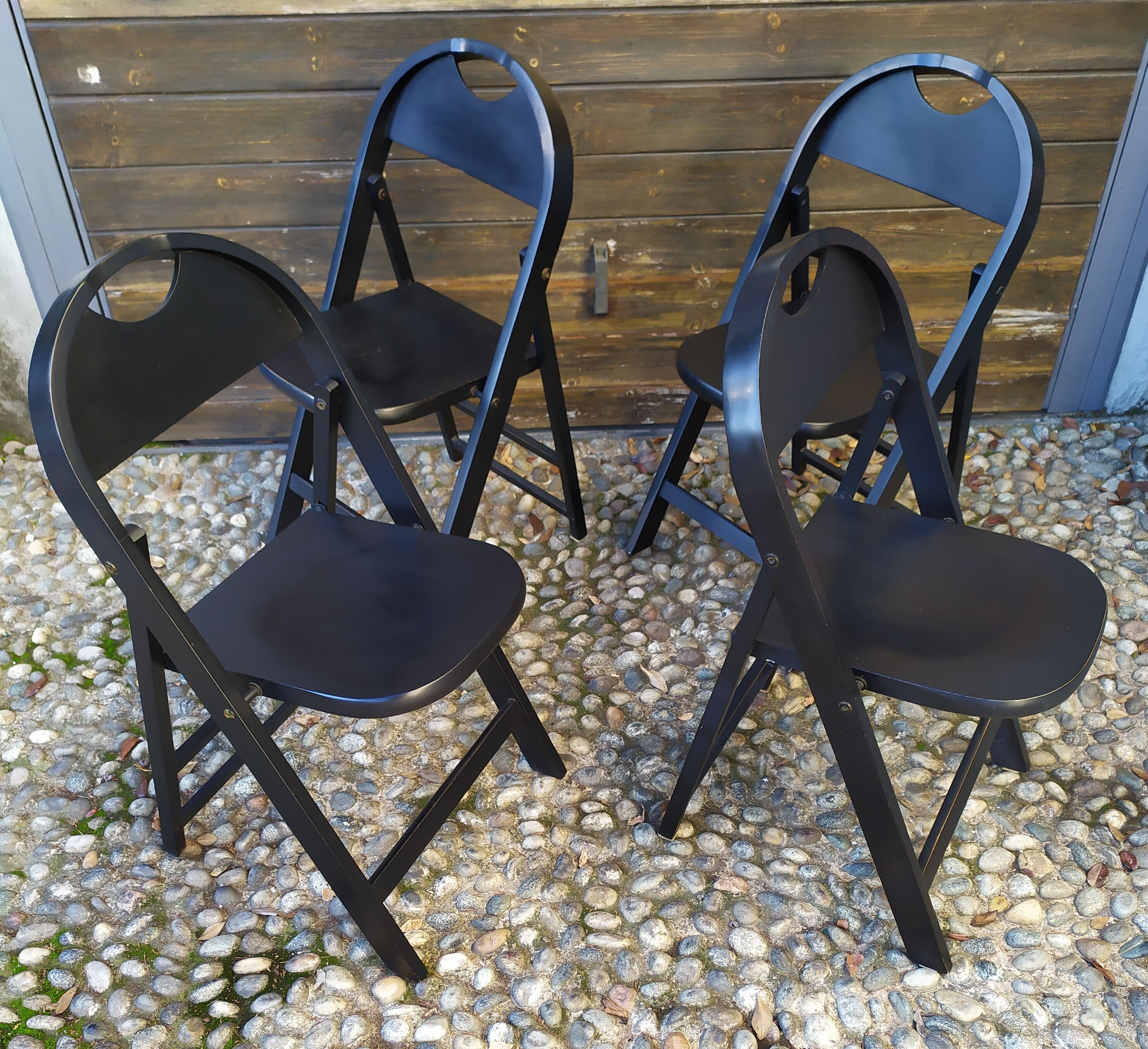 "Tric" chairs par Achille Castiglioni pour BBB Bonacina, 1965