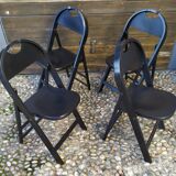 Tric Chairs by Achille Castiglioni for BBB Bonacina, 1965, Set of 4