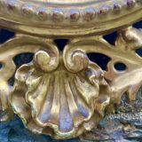 Mirror in carved wood gilded with leaf, Louis XV period, 18th century