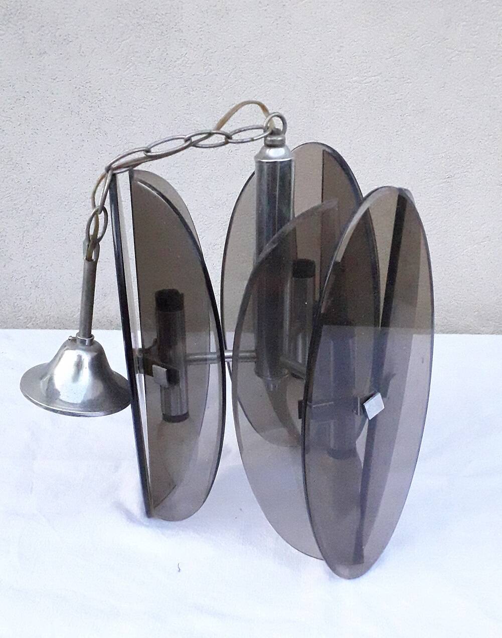 Glass pendant light 1970