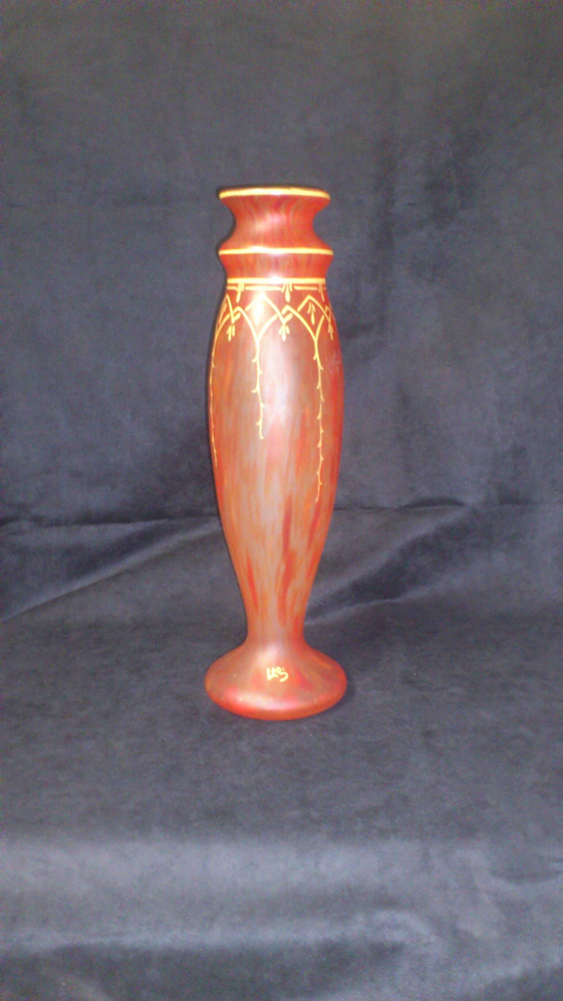 Legras vase 1920