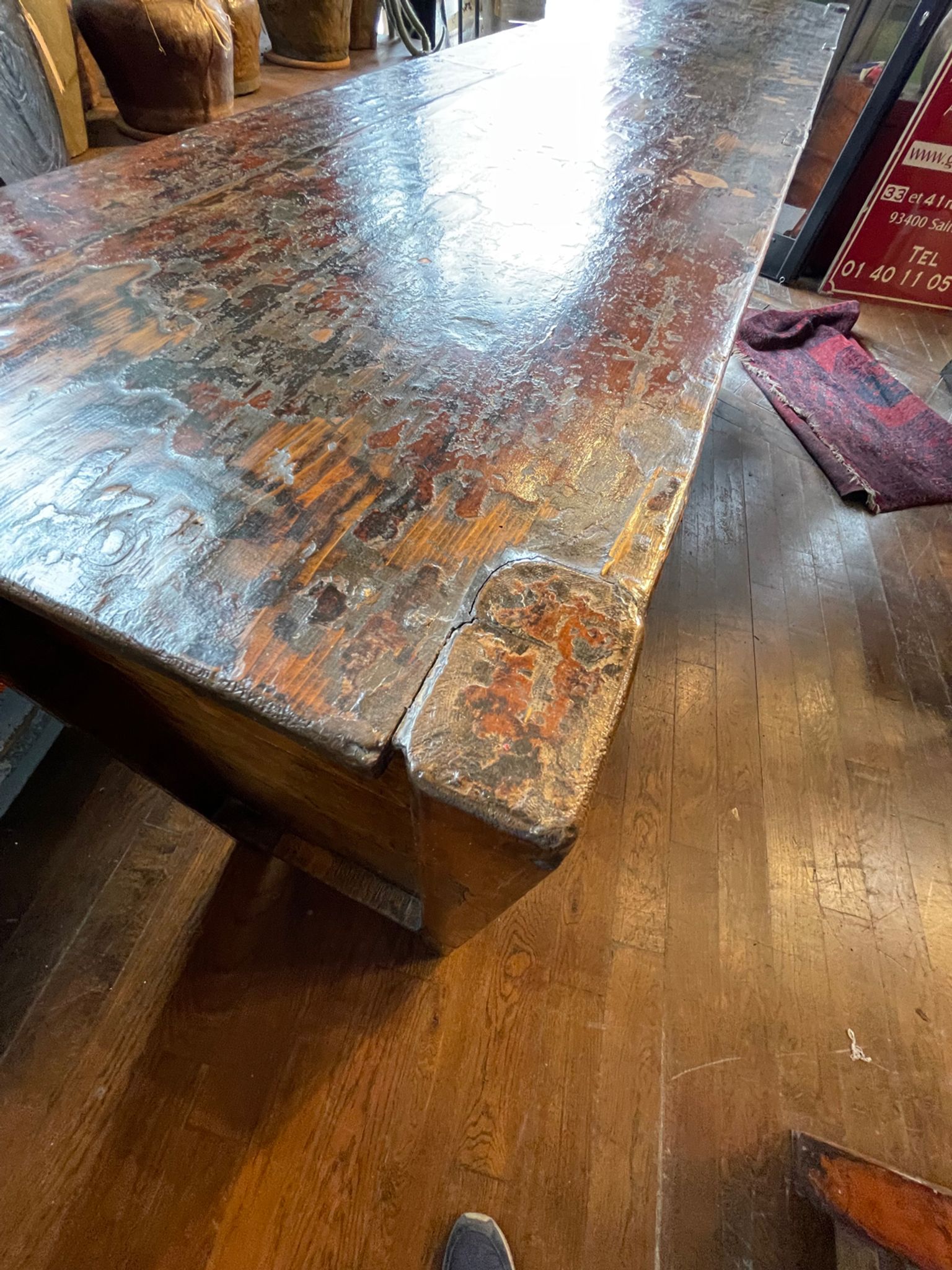Antique Chinese sideboard 3 doors + 3 drawers