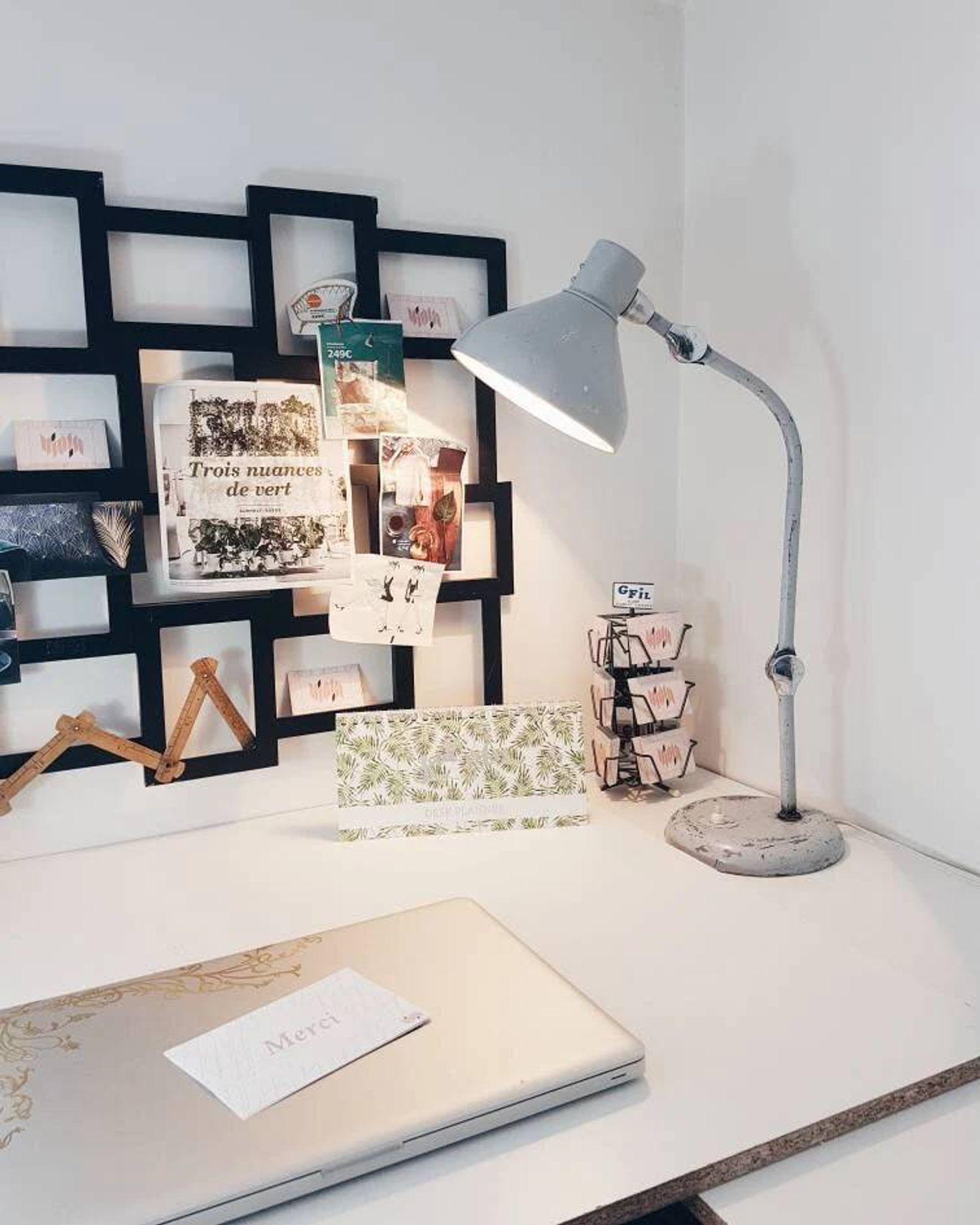 Industrial desk lamp – jumo gs1 workshop – grey jielde style – year