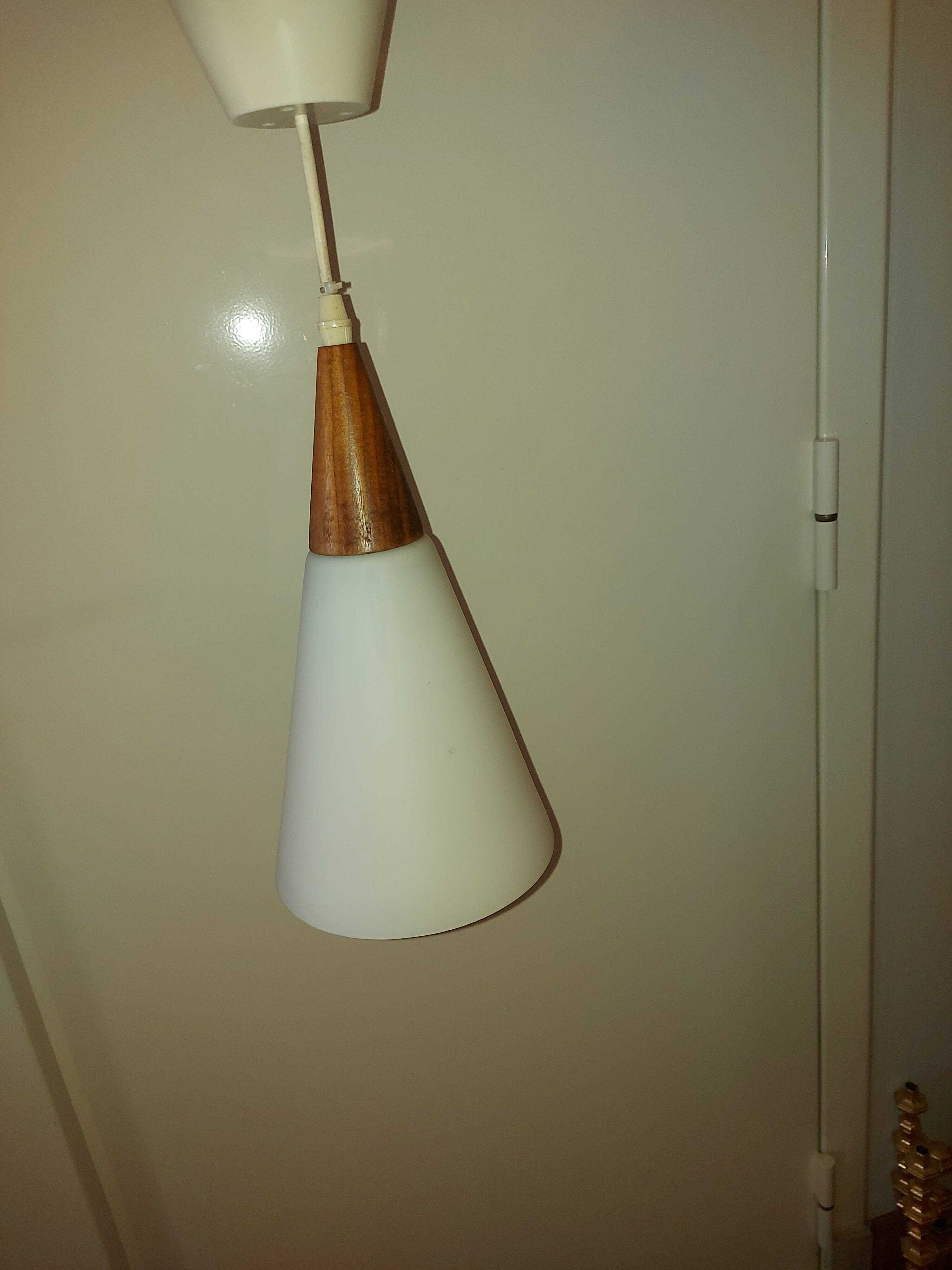 Chandelier, philips pendants, louis kalf