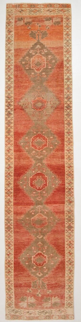 3x14 Extra Long Stair Turkish Runner, 92x425Cm