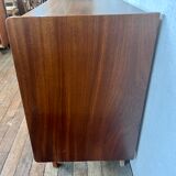 Vintage chest of drawers compass feet 1960 teak