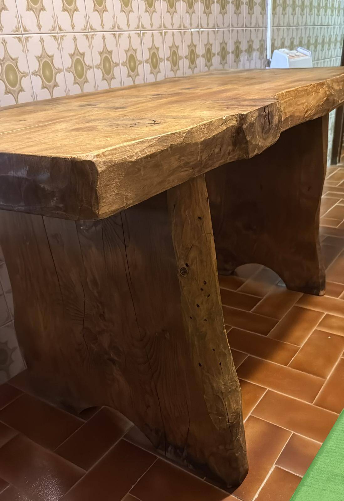 Sturdy wooden table